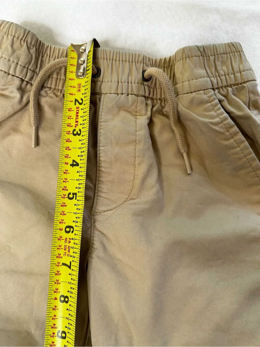 Baby Gap toddler Elastic-Waist Tan Shorts Sz 5Y A10-078